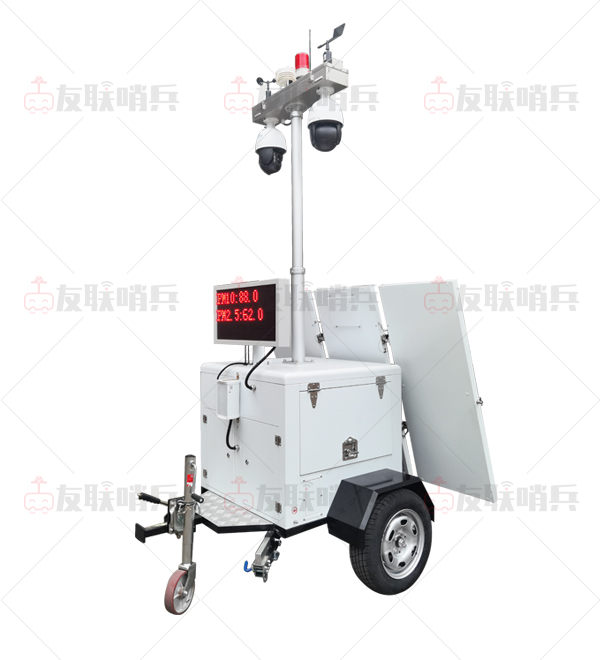 工地?fù)P塵氣象監(jiān)測(cè)太陽(yáng)能移動(dòng)監(jiān)控車